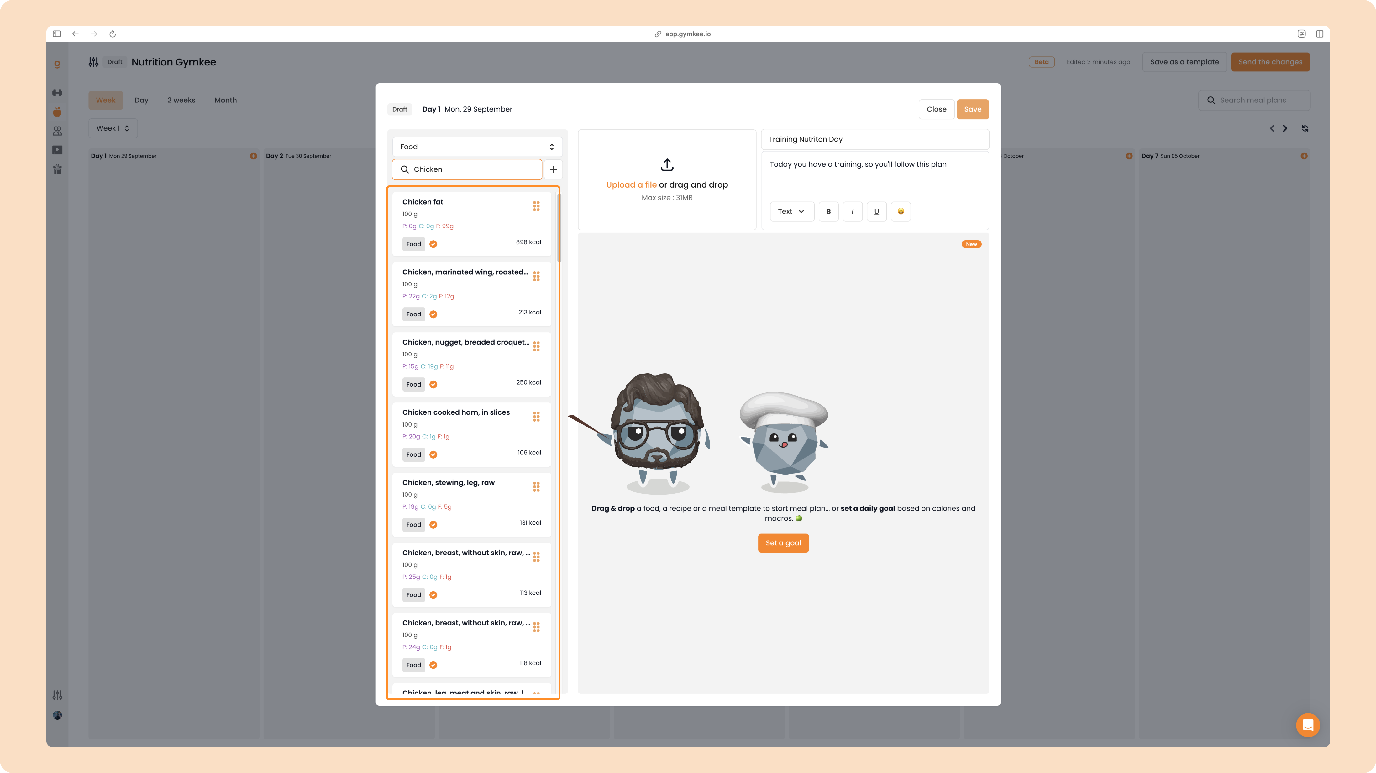 La Nutrition sur Gymkee – Guide complet pour coach sportif — screenshot 17