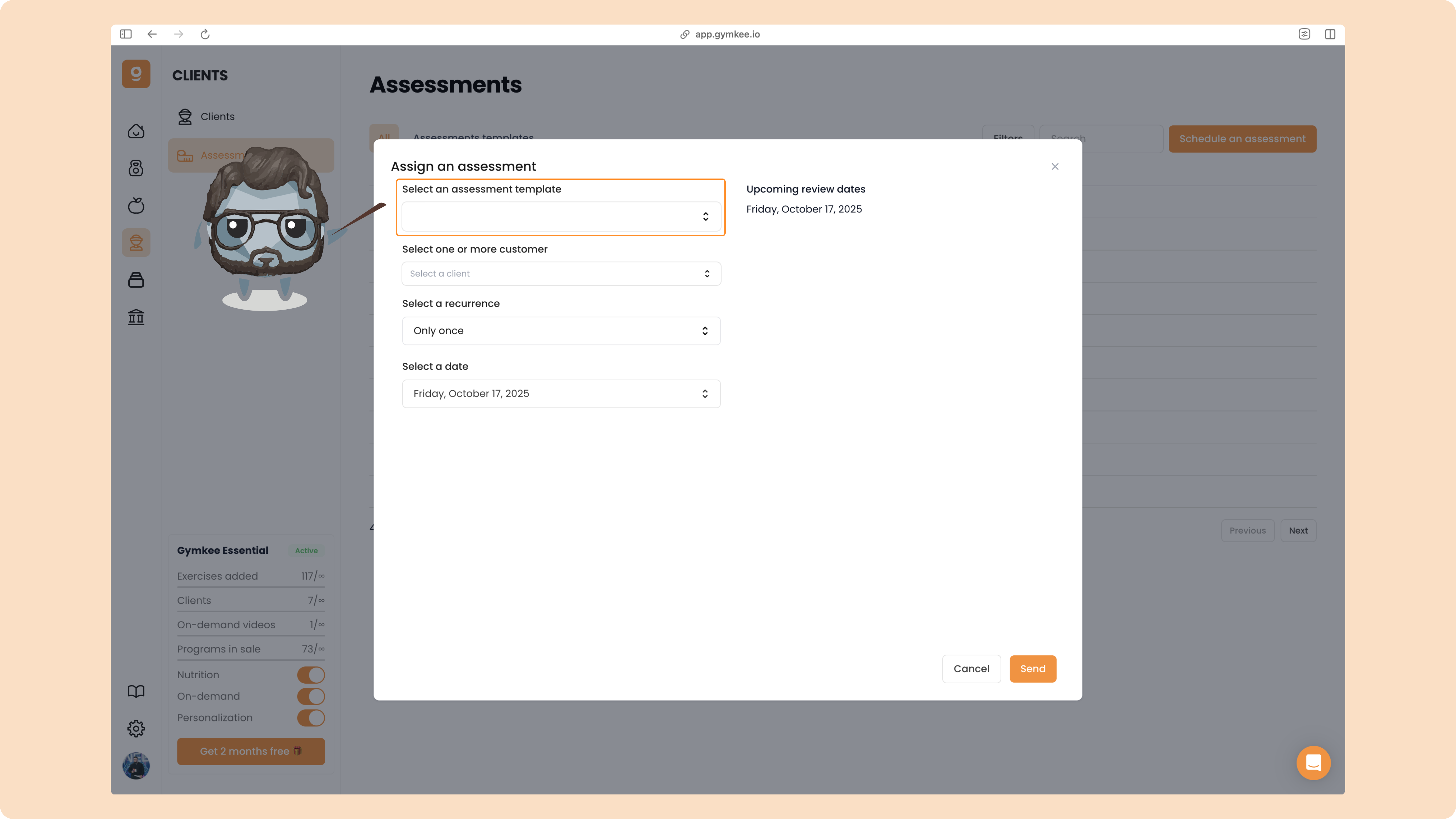 Créer des bilans sur Gymkee — screenshot 25