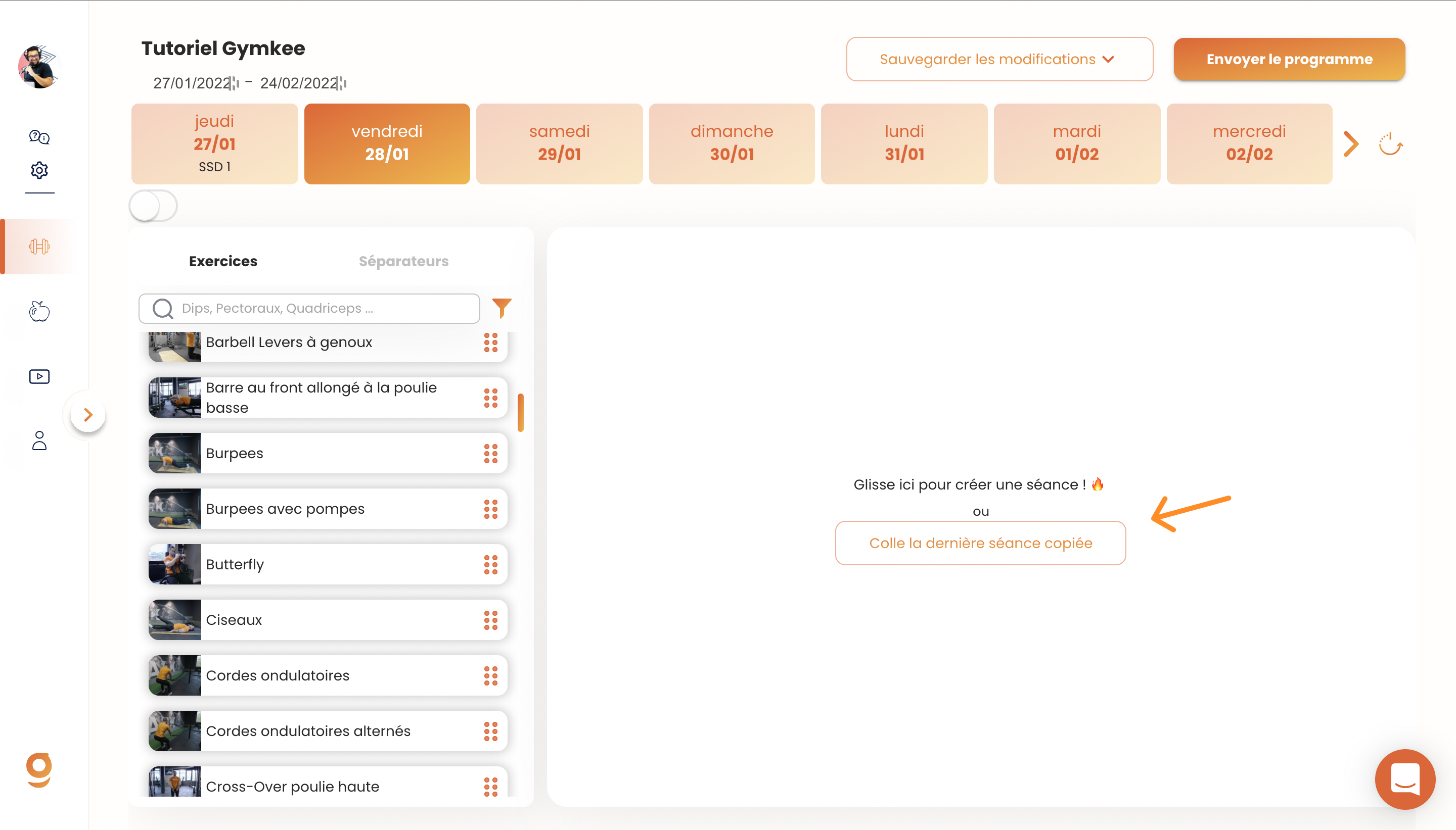 Créer un programme sportif — screenshot 17