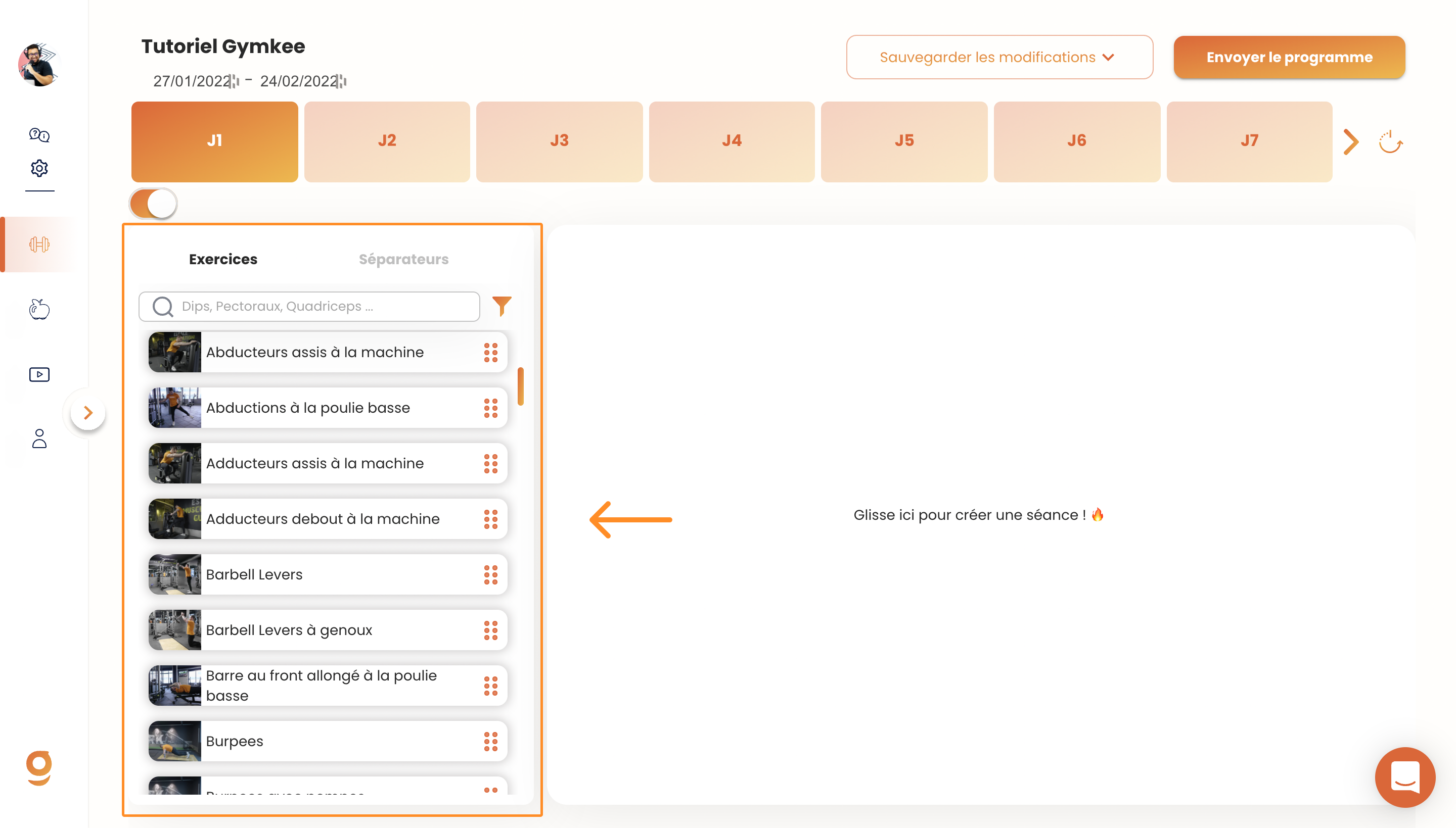 Créer un programme sportif — screenshot 9