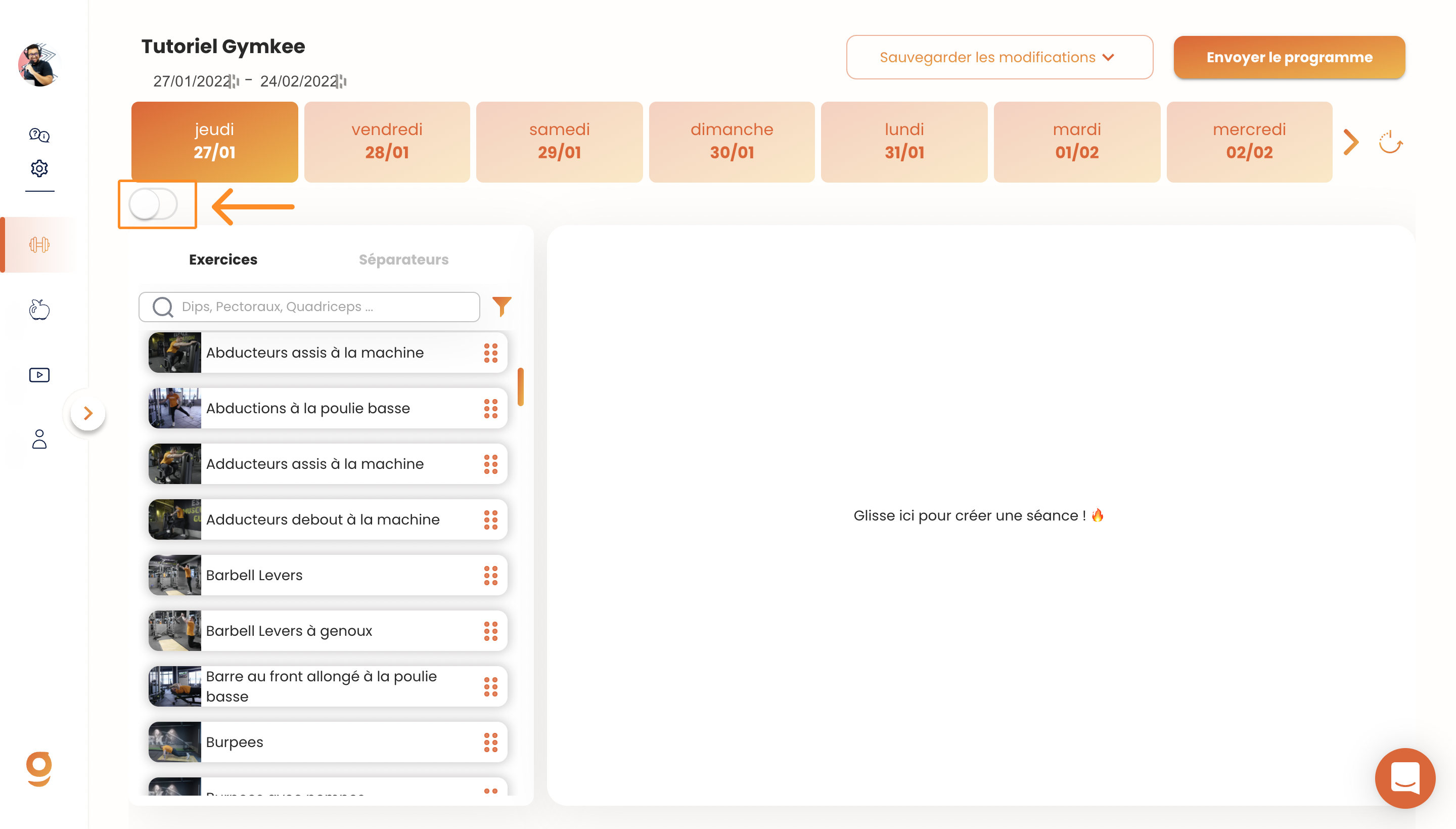 Créer un programme sportif — screenshot 8
