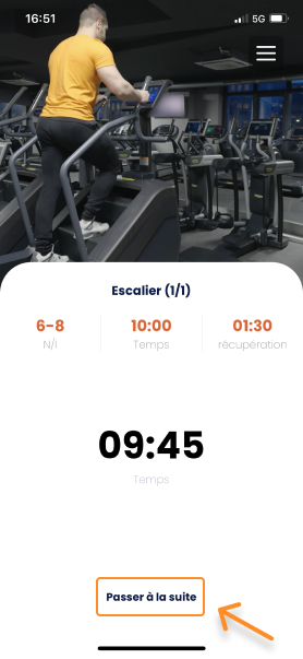 Effectuer une séance sur Gymkee — screenshot 17