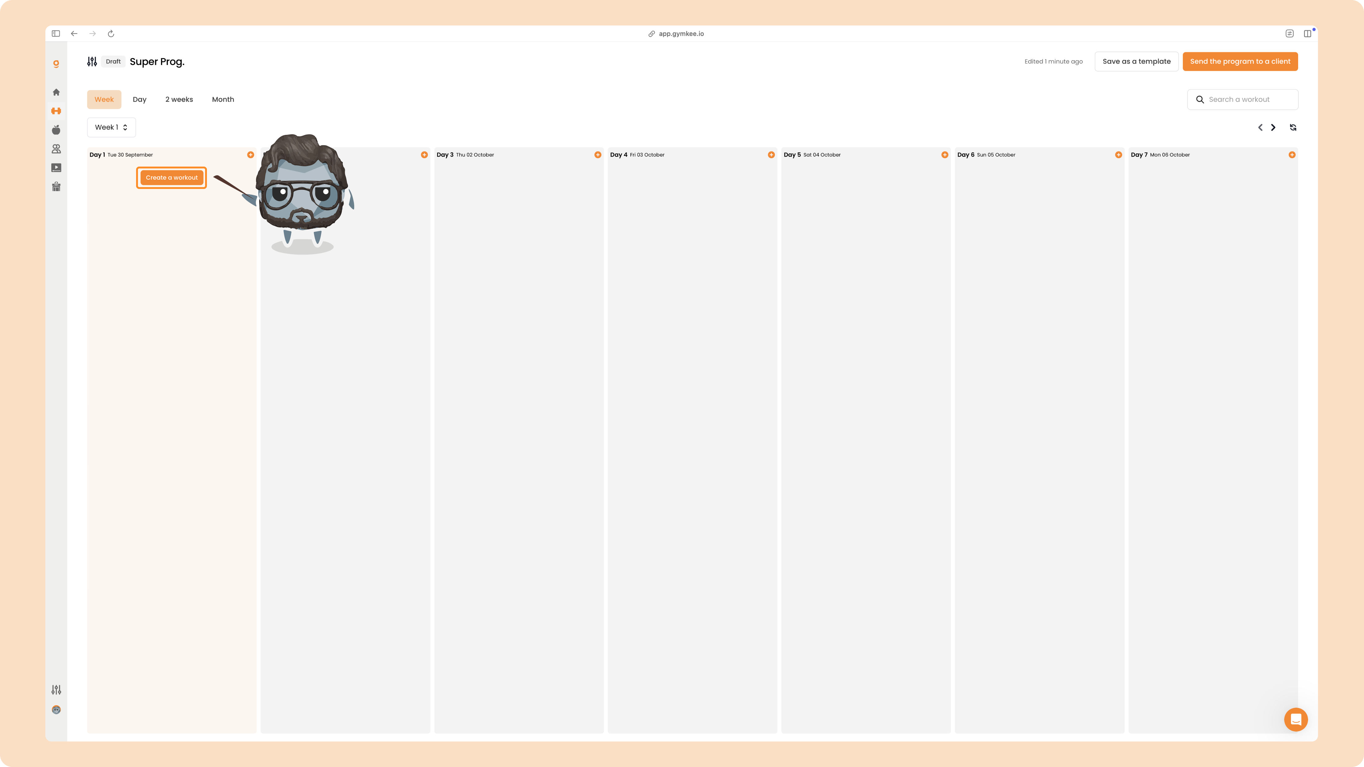 Créer un programme sportif sur Gymkee — screenshot 8