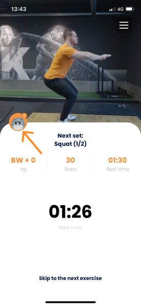 Gymkee에서 운동 완료하기 — screenshot 20