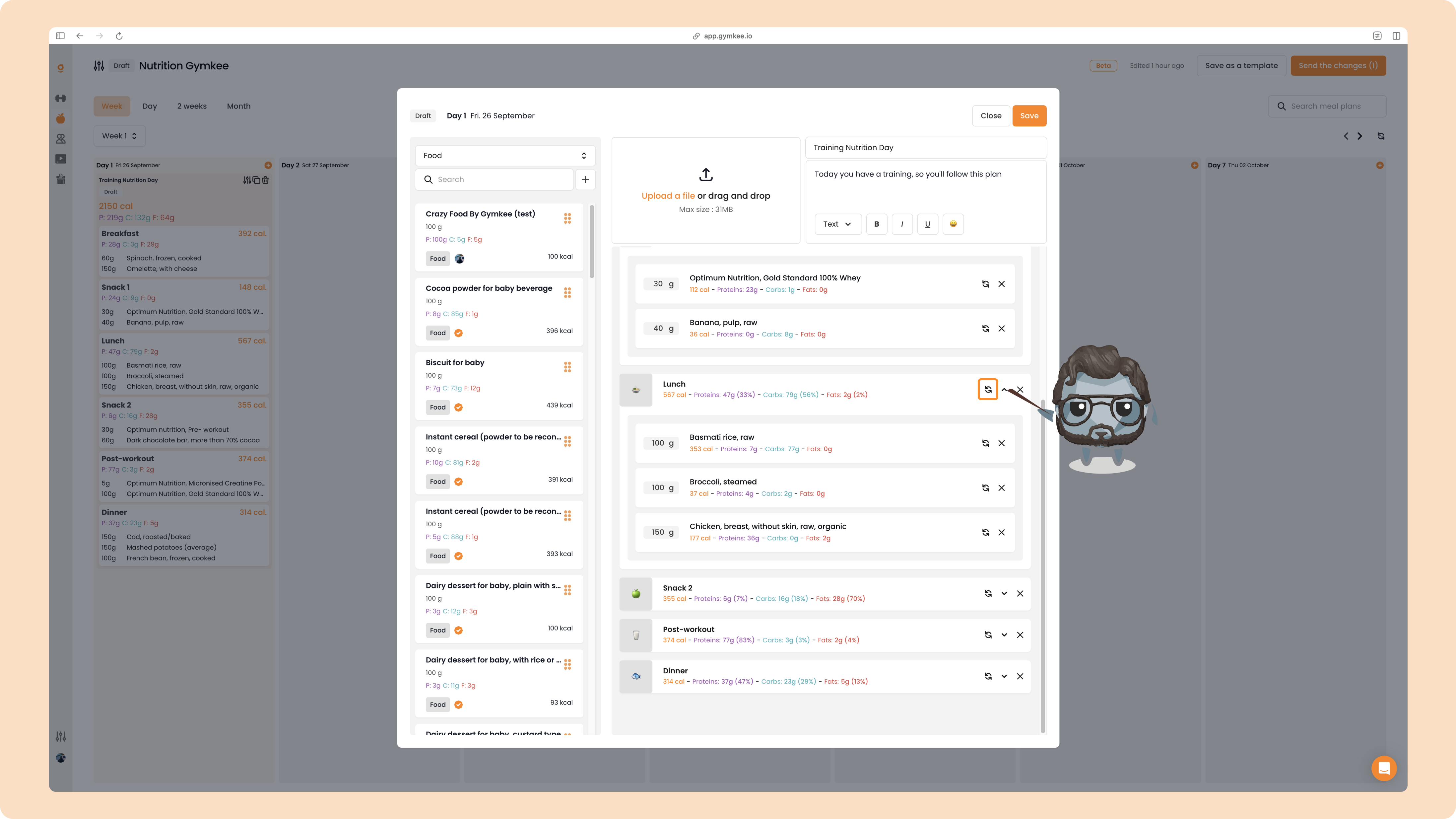 La Nutrition sur Gymkee – Guide complet pour coach sportif — screenshot 34