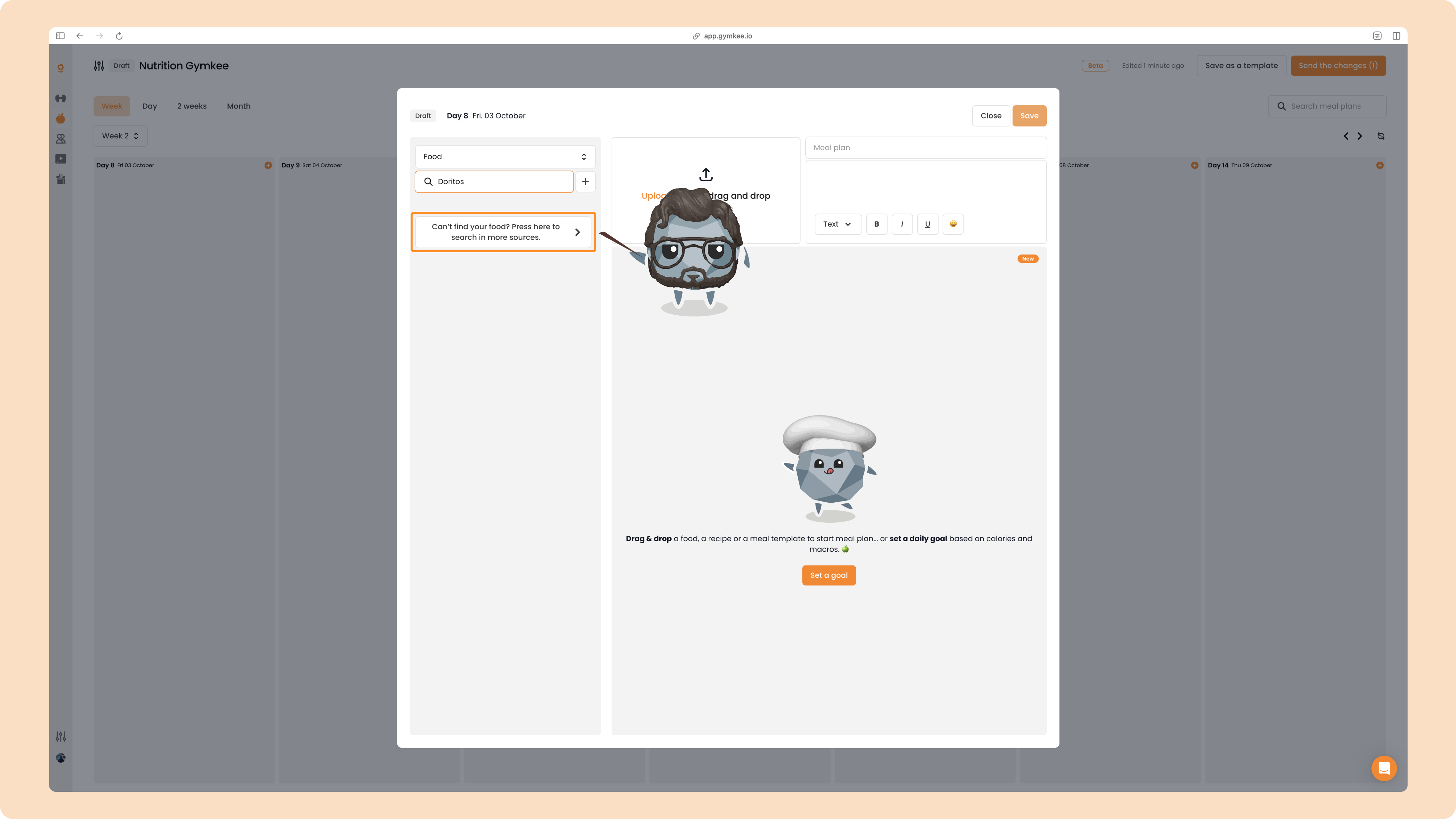 La Nutrition sur Gymkee – Guide complet pour coach sportif — screenshot 25