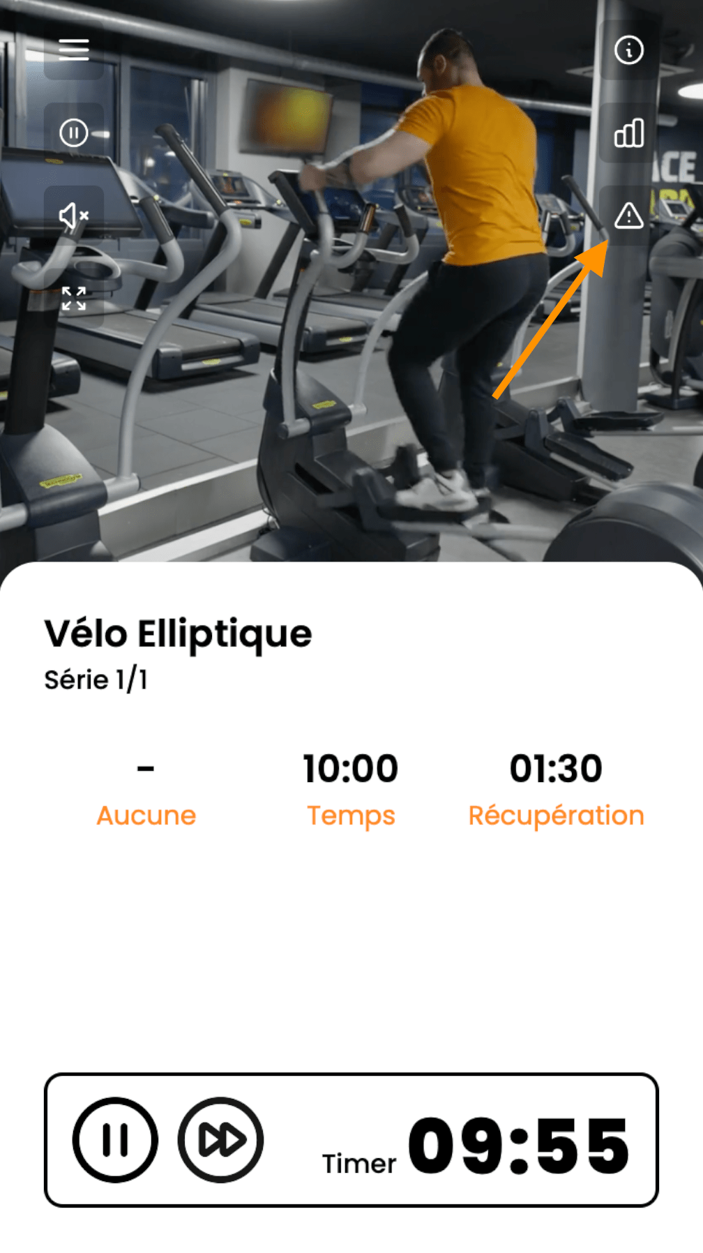 Reorder exercises in a workout — screenshot 3