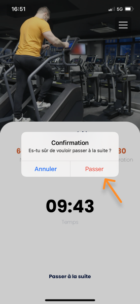 Effectuer une séance sur Gymkee — screenshot 18