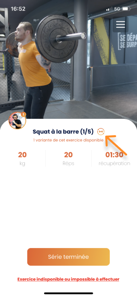 Effectuer une séance sur Gymkee — screenshot 24