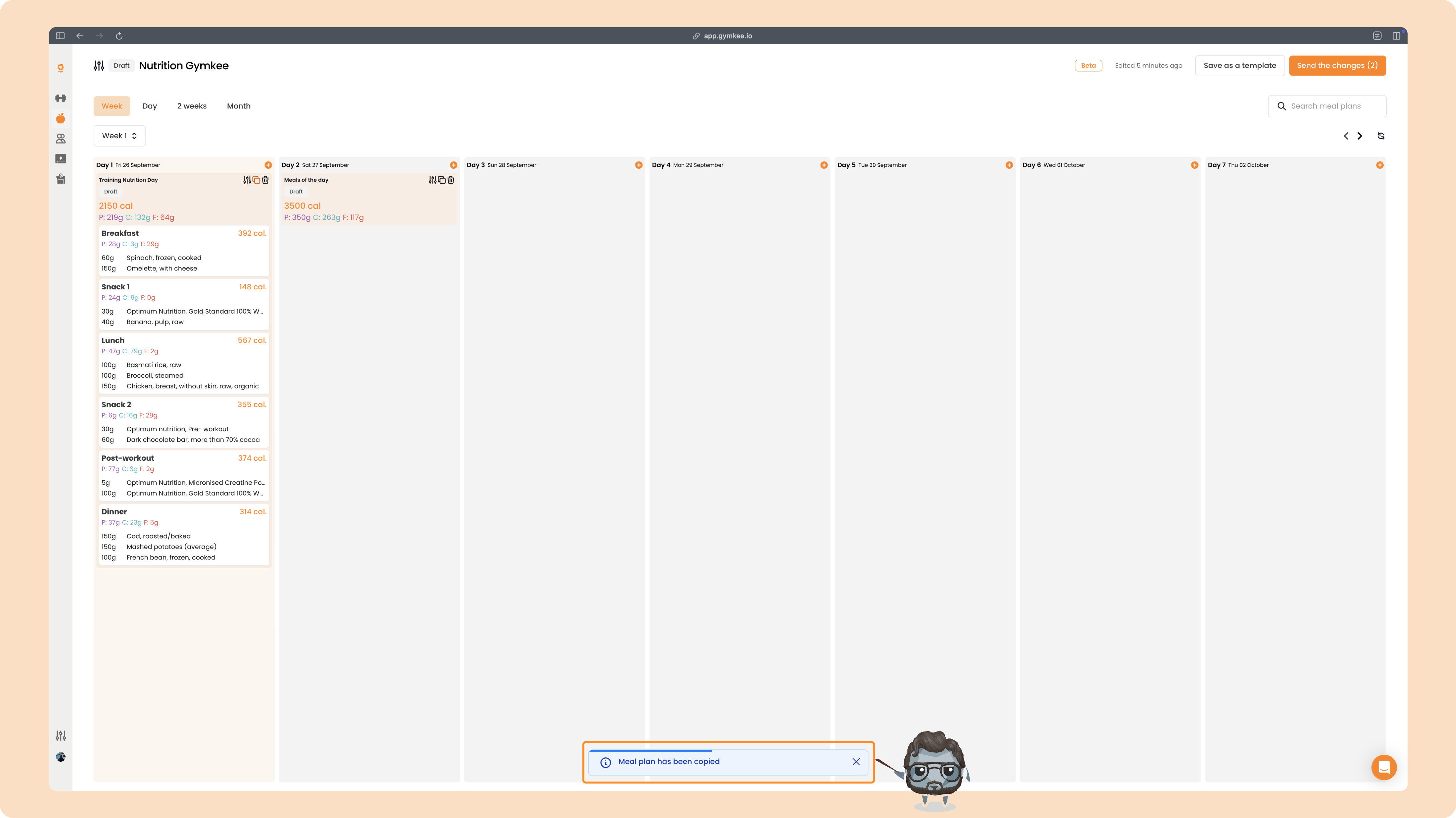 La Nutrition sur Gymkee – Guide complet pour coach sportif — screenshot 52