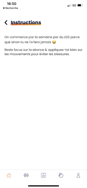 Effectuer une séance sur Gymkee — screenshot 5