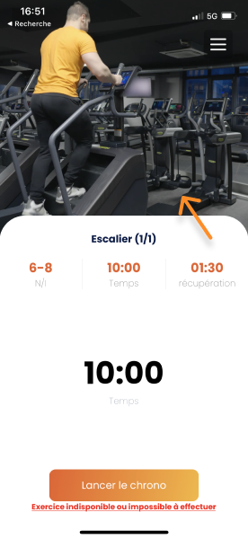 Effectuer une séance sur Gymkee — screenshot 12