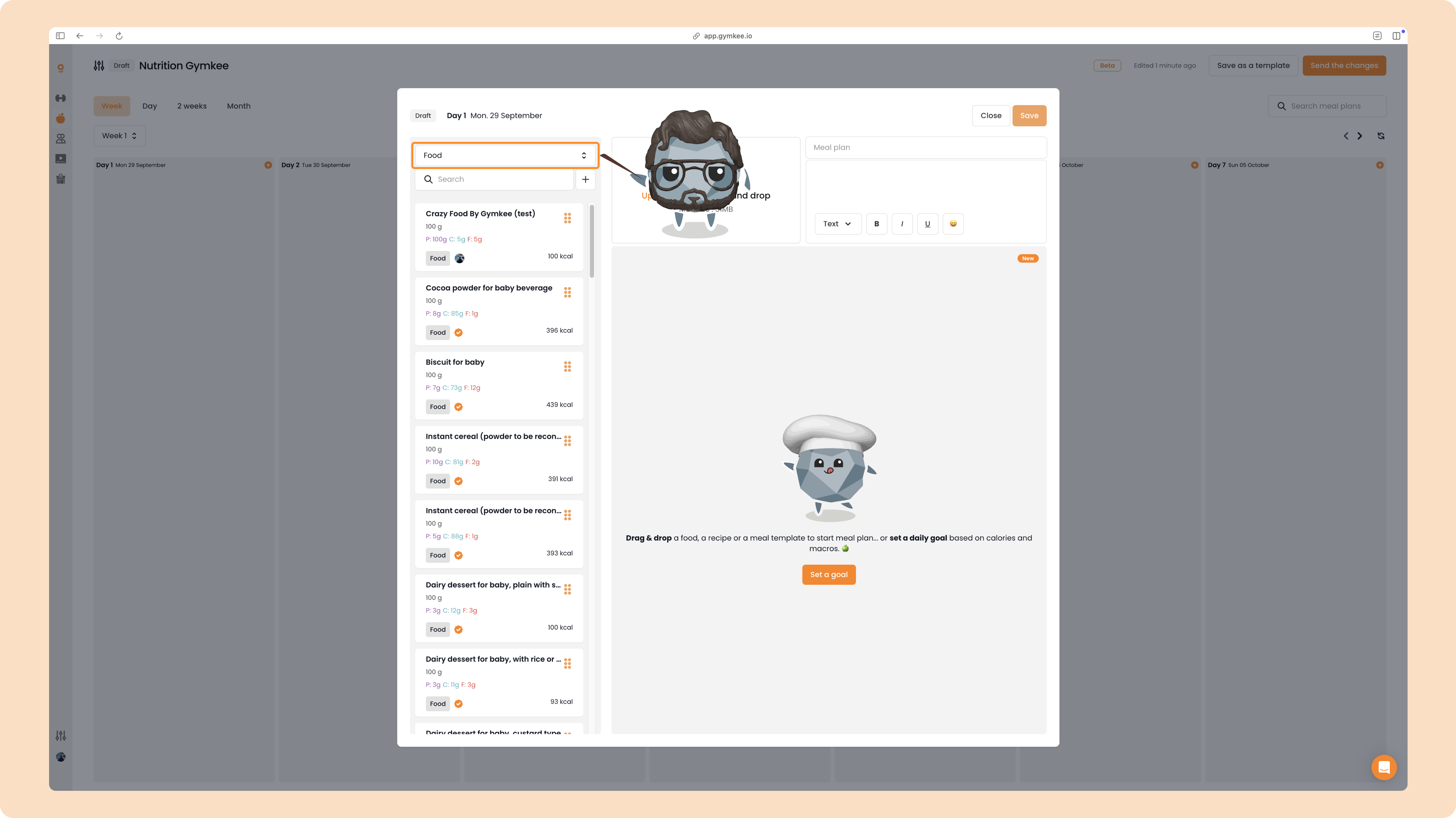 La Nutrition sur Gymkee – Guide complet pour coach sportif — screenshot 13
