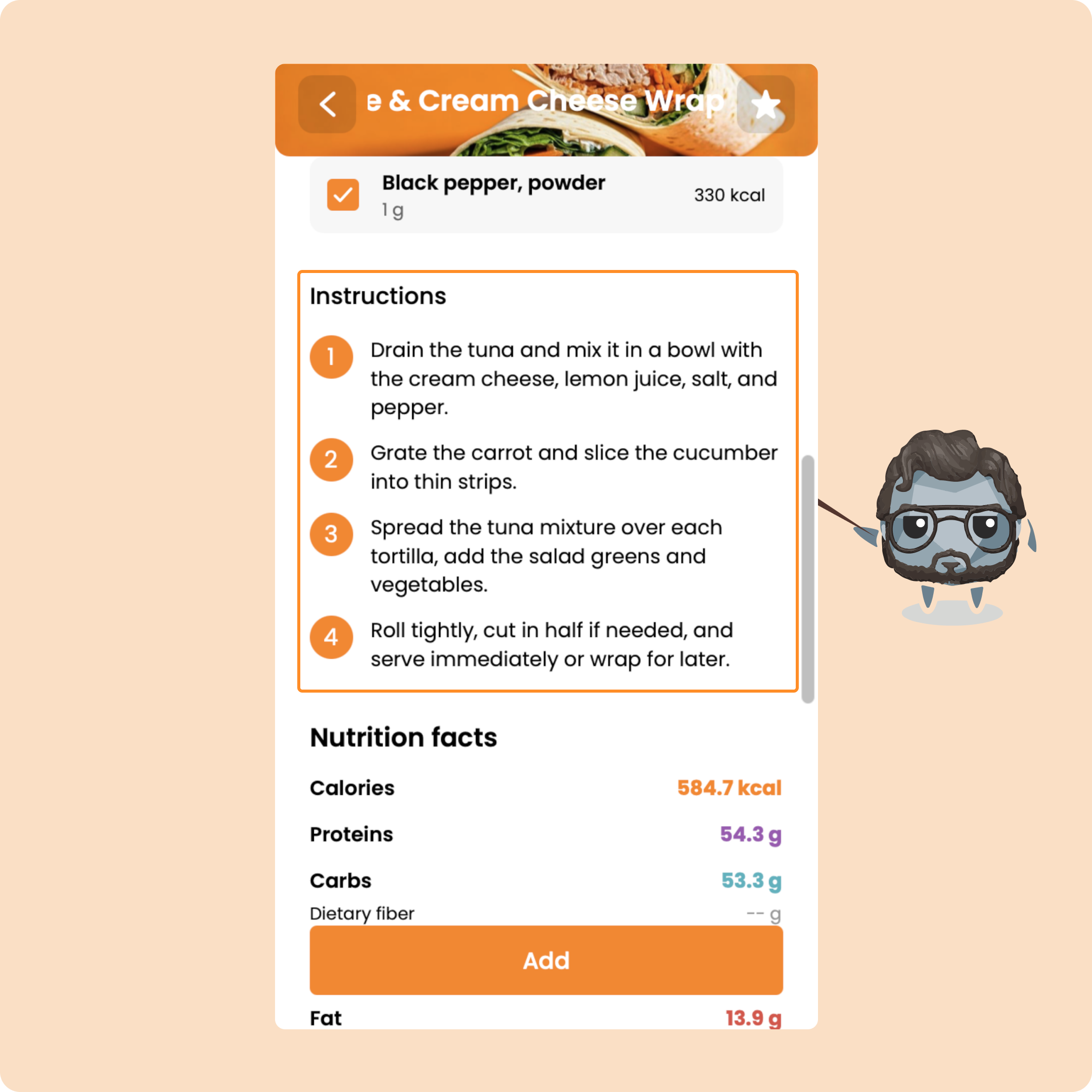 Nutrition sur mobile – Tour complet — screenshot 56