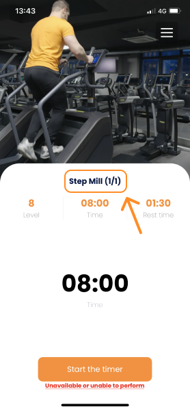 Gymkee에서 운동 완료하기 — screenshot 13