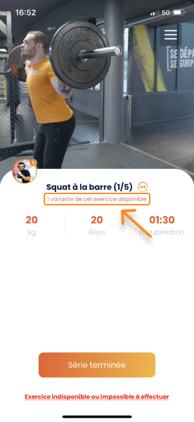Effectuer une séance sur Gymkee — screenshot 23