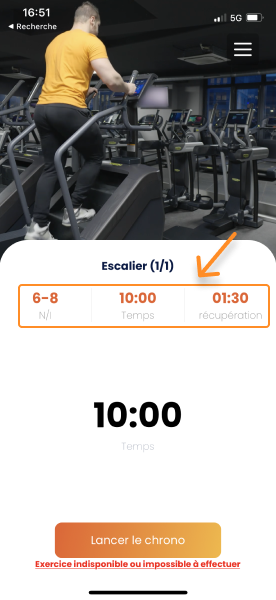 Effectuer une séance sur Gymkee — screenshot 14