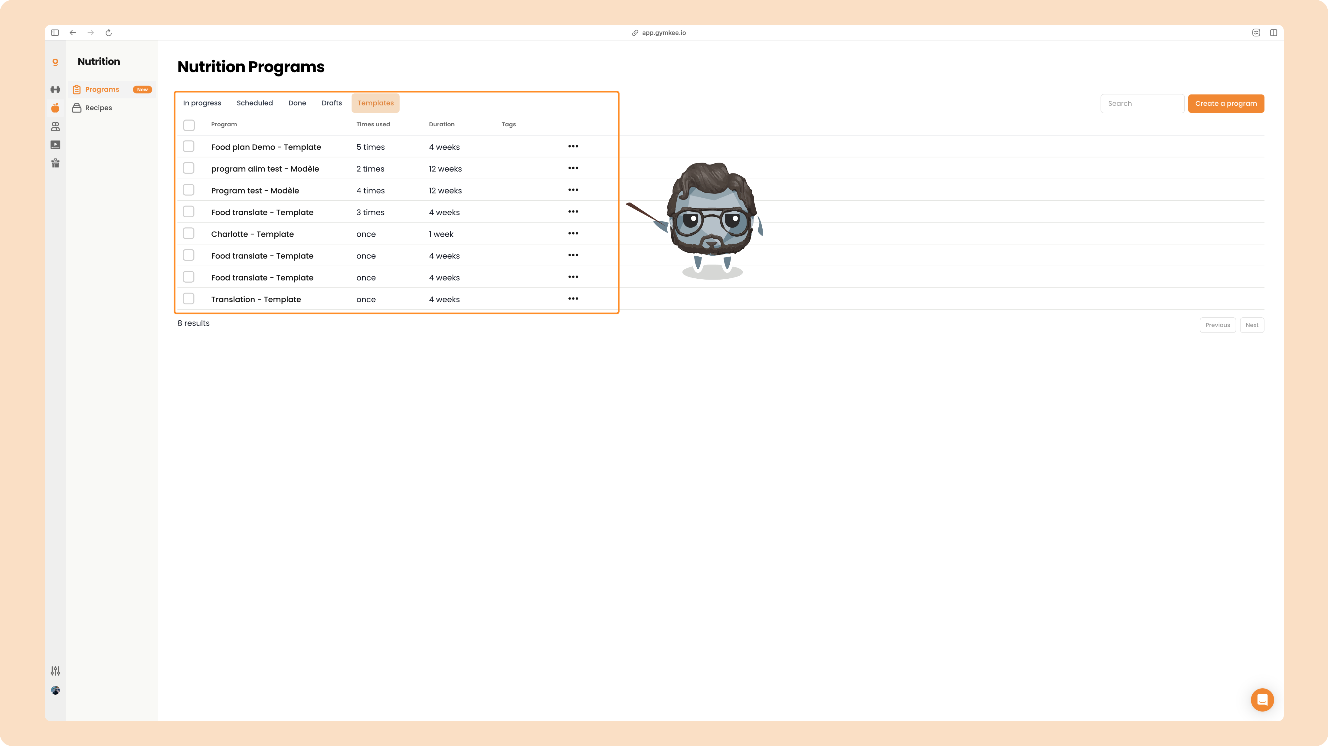 La Nutrition sur Gymkee – Guide complet pour coach sportif — screenshot 67