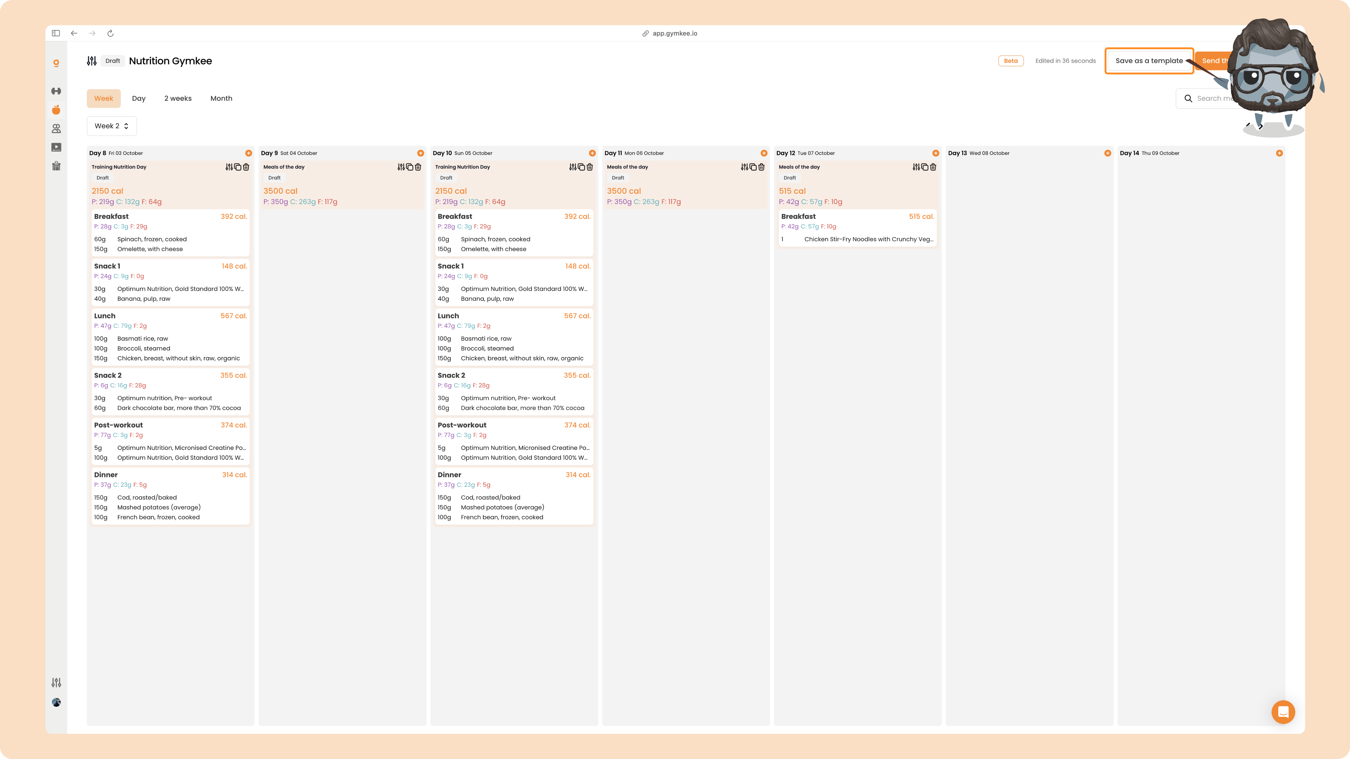 La Nutrition sur Gymkee – Guide complet pour coach sportif — screenshot 64
