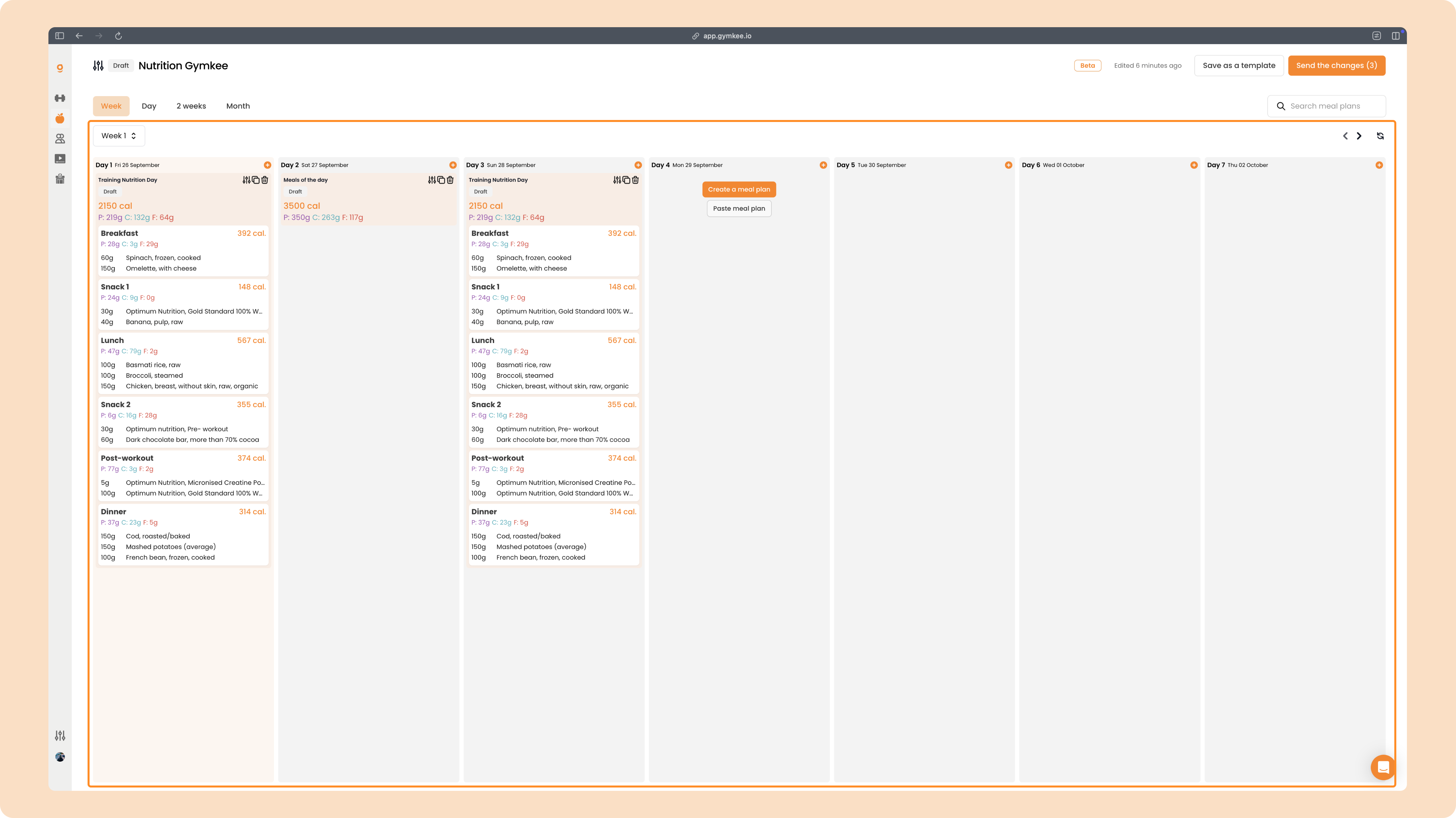 La Nutrition sur Gymkee – Guide complet pour coach sportif — screenshot 58