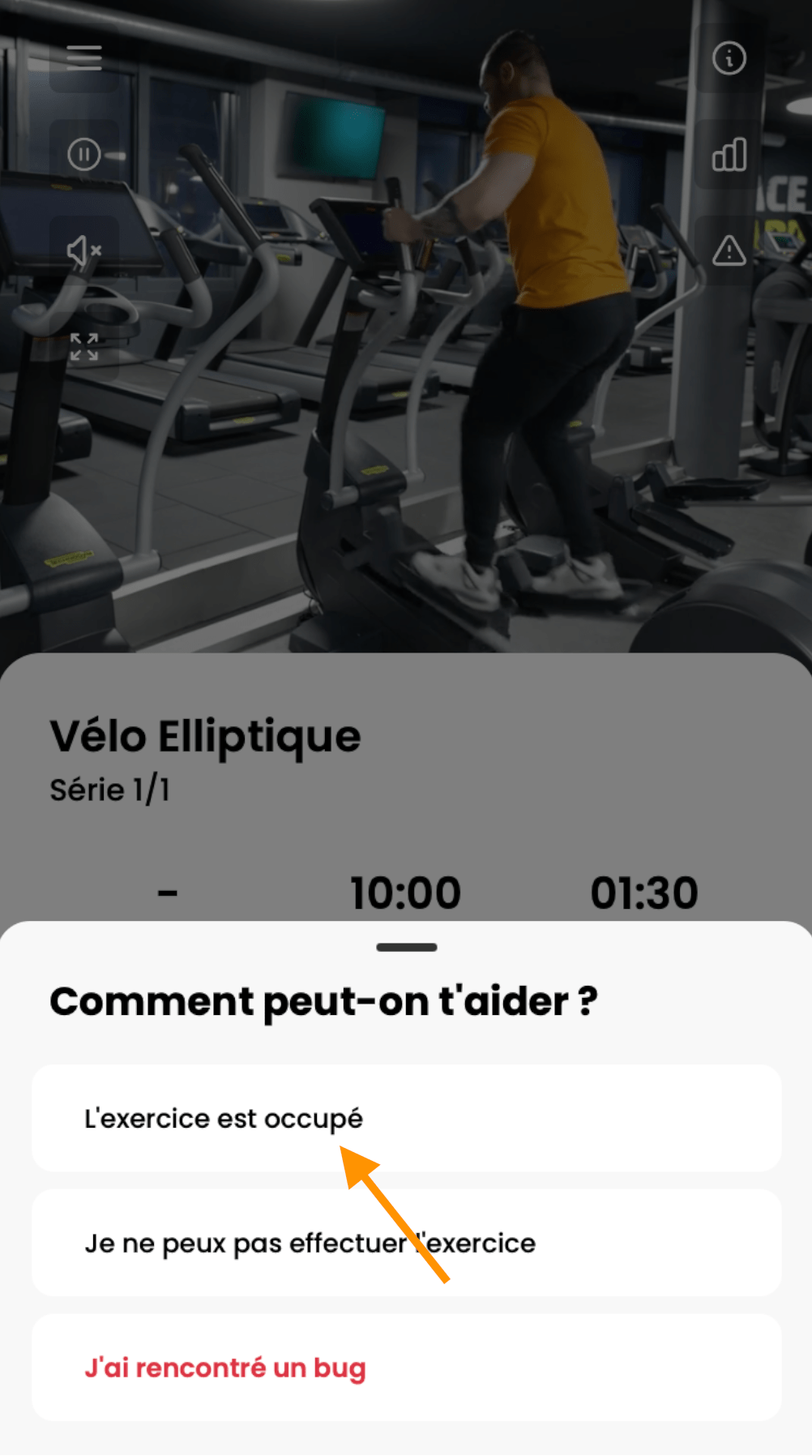 Reorder exercises in a workout — screenshot 4