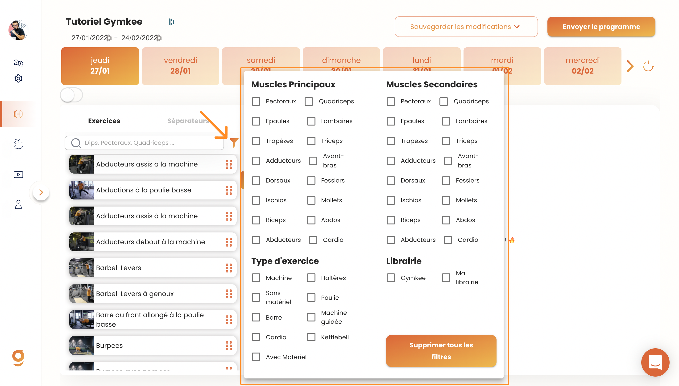 Créer un programme sportif — screenshot 10