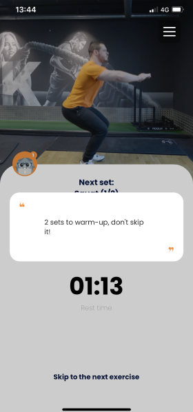 Gymkee에서 운동 완료하기 — screenshot 21