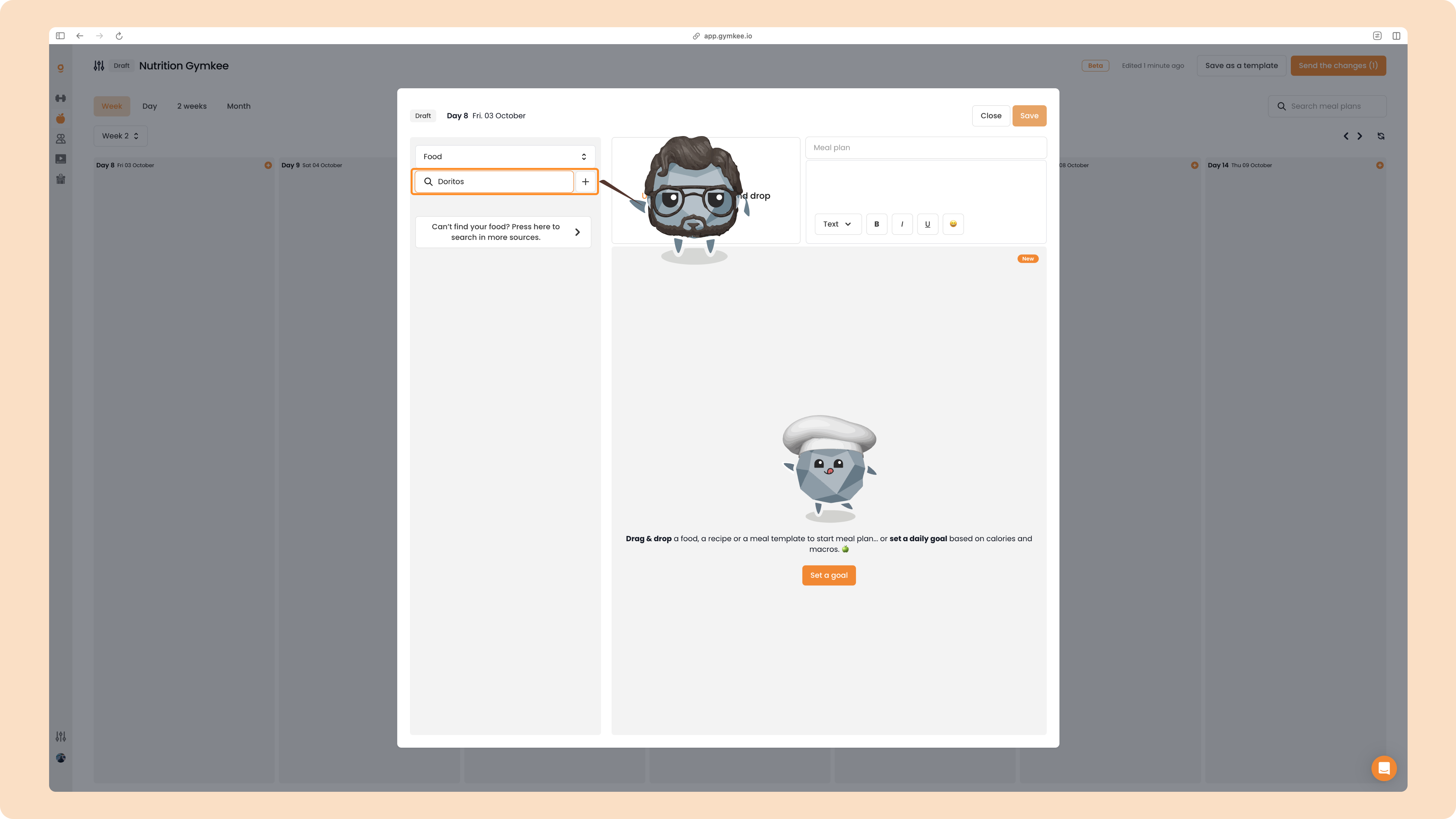 La Nutrition sur Gymkee – Guide complet pour coach sportif — screenshot 24