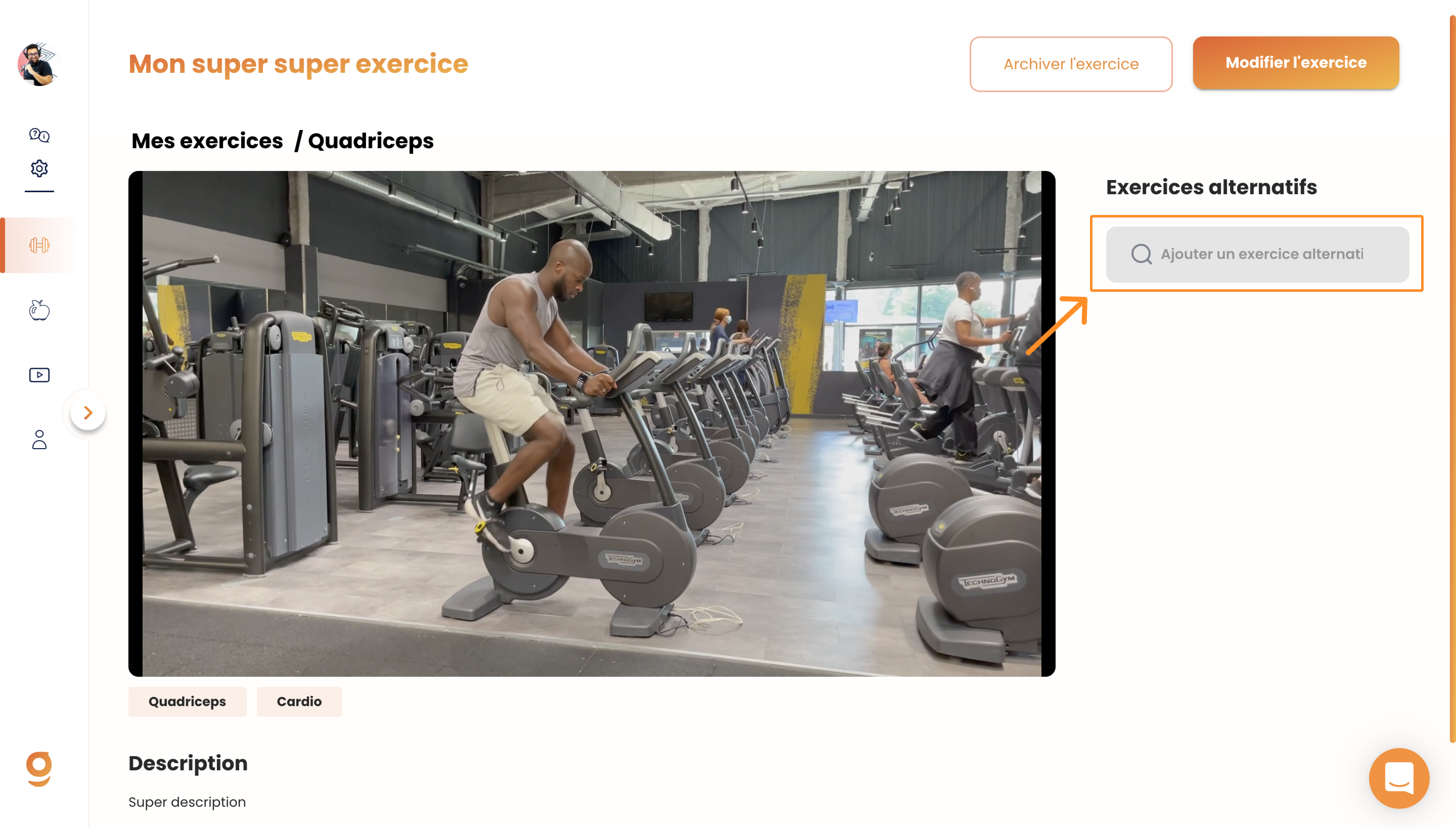 Gymkeeの代替エクササイズ — screenshot 2