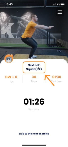 Gymkee에서 운동 완료하기 — screenshot 19