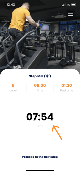 Gymkee에서 운동 완료하기 — screenshot 16