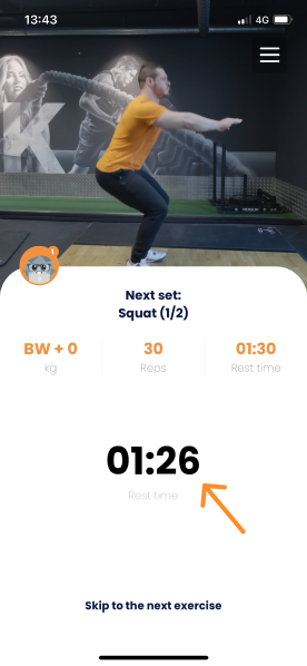 Gymkee에서 운동 완료하기 — screenshot 22