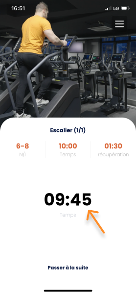 Effectuer une séance sur Gymkee — screenshot 16