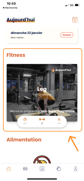 Effectuer une séance sur Gymkee — screenshot 1