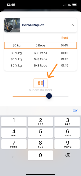 Gymkee에서 운동 완료하기 — screenshot 29