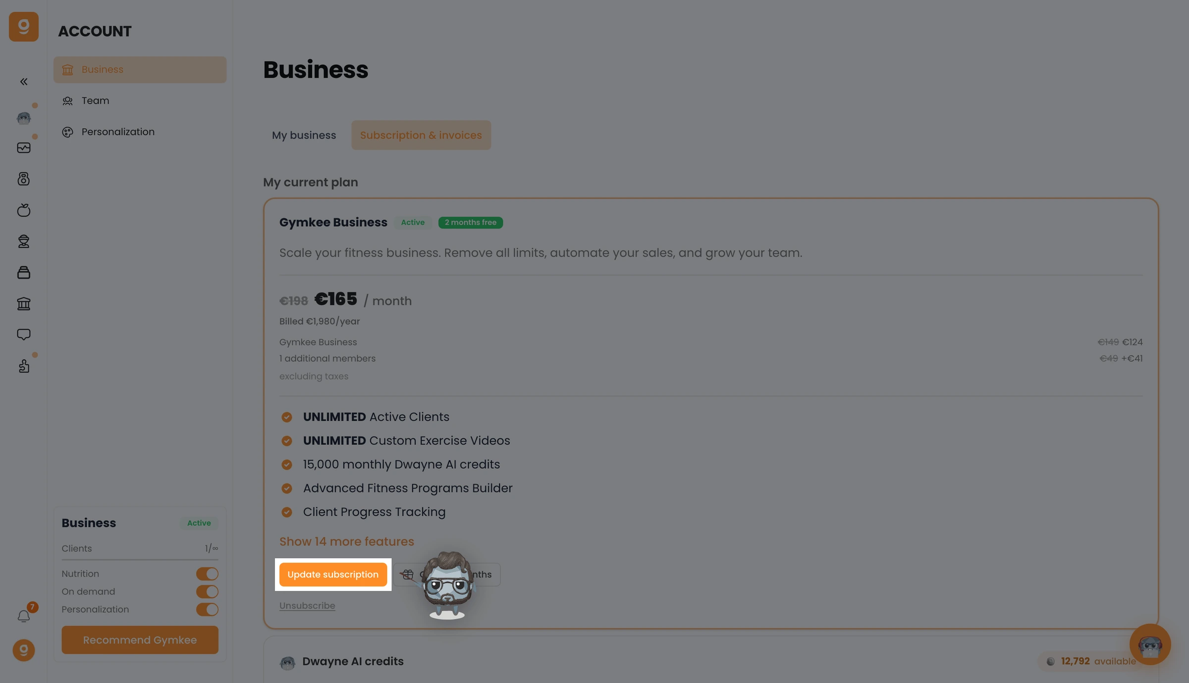 Gymkee Pläne & Preise — screenshot 1