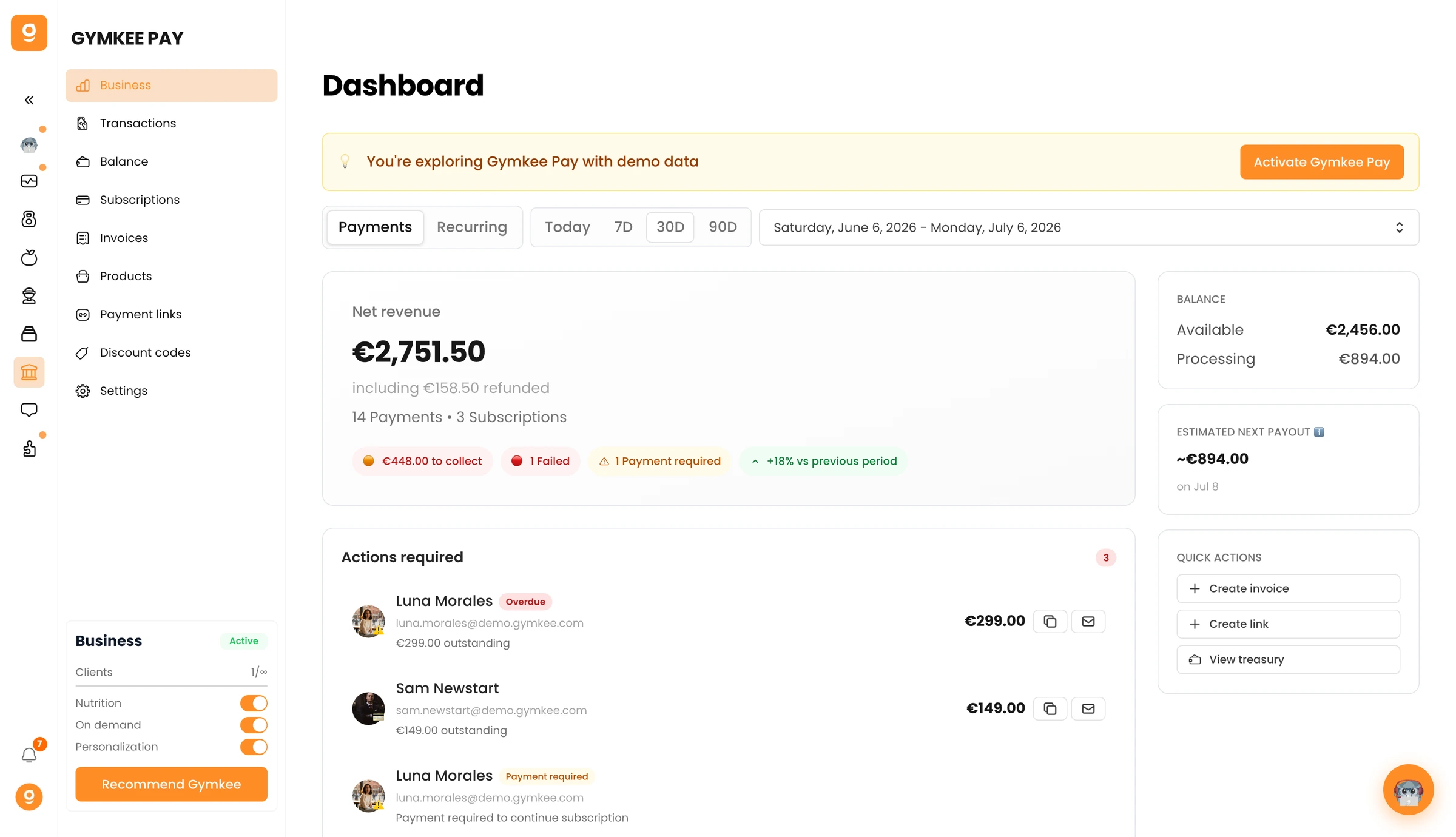Betaald worden met Gymkee Pay: Complete gids — screenshot 1
